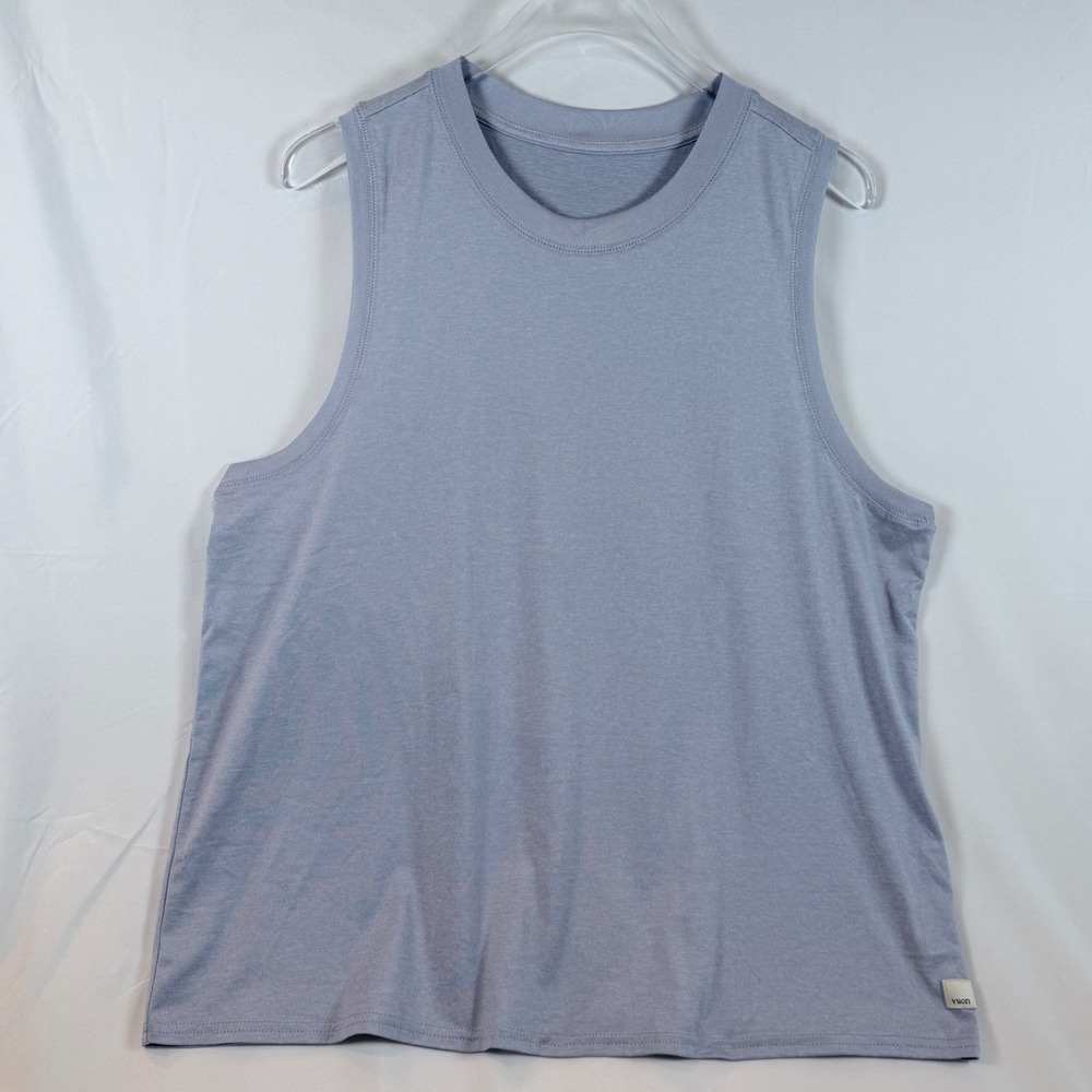 Vuori Energy Top Long Tank Lavender Mist Purple XL VW1156 Athletic Gym Training